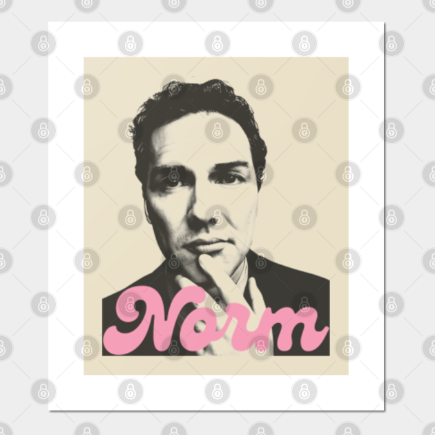 Norm Macdonald - Retro Look Fan Art Design - Norm Macdonald - Posters
